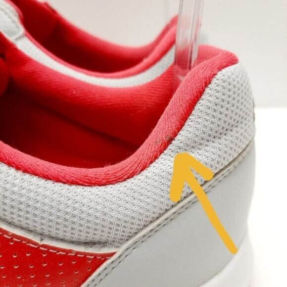 ADIDAS Tech Response Golf Shoes Soft Spike Grey & Pink Sz 7.5 Flawed - Picture 9 of 16